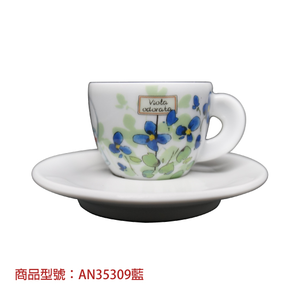 【d'ANCAP】花漾濃縮杯組(2杯2盤) d’ANCAP,ANCAP,咖啡杯,瓷杯,義大利咖啡杯,濃縮杯,卡布杯,拿鐵杯,咖啡器具,義大利製造,老爸咖啡,咖啡,lebarcoffee,coffee