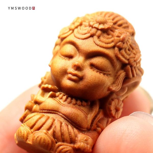 原木香 澳洲老山檀香迷你藝品 公仔 Q版 藝品 澳洲老山檀香 財神 觀音 地藏王 福袋 金剛杵 貔貅 小神仙 招財 平安 學業 