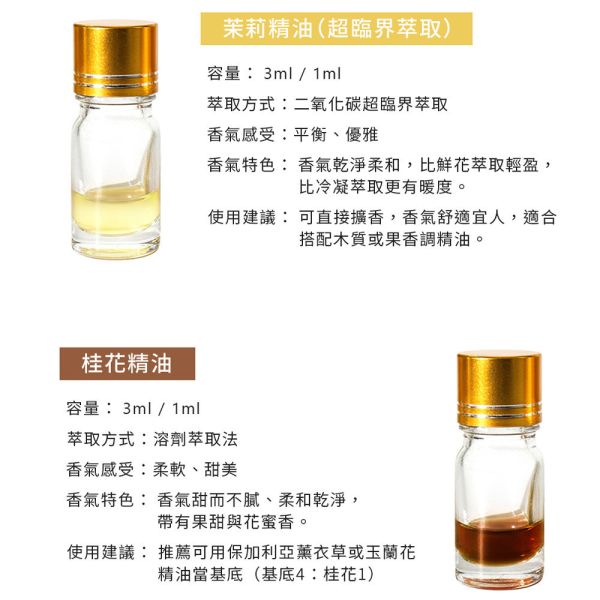 限時3天【最後機會】原木香 茉莉精油 玉蘭精油 桂花精油 6款可選 產區第一手精油 