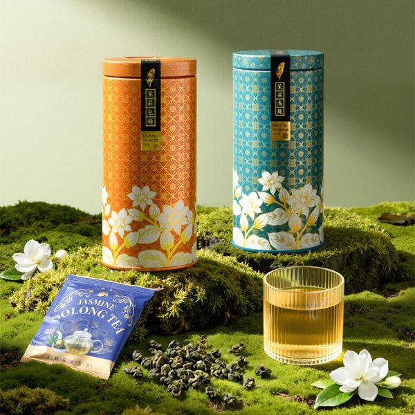 原木香 花壇農會 御品茉莉包種 50g 御品茉莉烏龍 150g 茉莉烏龍茶 茉莉包種茶 花壇茉莉花 茉莉 烏龍 包種 窨茶 茶葉 茶罐 