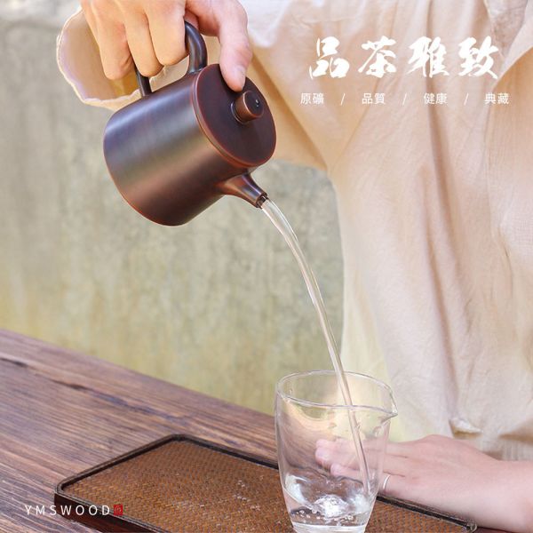 原木香 坭興陶 一桶金壺 約230ml 陶具 陶瓷 茶具 茶壺 陶藝 藝品 手工茶壺  招財 開運 聚財 聚財  風水 財位 引財氣 坭興陶,一桶金壺,陶具,陶瓷,茶具,茶壺,陶藝,藝品,手工茶壺