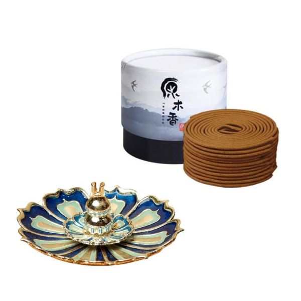 原木香 海洋藍彩香插 兩用臥香座 小盤香座 線香座 蓮花造型 香夾 香插 香具 香座 招財 葫蘆 蓮花香插座 臥香座 盤香座 香插 葫蘆香插 臥香盤 三件式香插