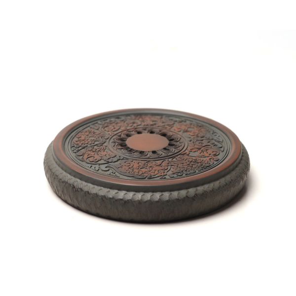 原木香 坭興陶 纏枝蓮 壺承 茶具 茶席配件 陶具 陶瓷 陶藝 陶器 手工製 養茶 紫泥 白泥  招財 開運 聚財 風水 財位 引財氣 纏枝蓮壺承,坭興陶壺承,純手工壺承,茶具配件,茶席擺件,茶玩擺飾,茶道配件,開運擺飾,手工陶藝茶桌擺設,茶具擺件,泡茶工具,茶席用品,茶道配件,坭興陶,陶具,陶瓷,茶具,陶藝,藝品