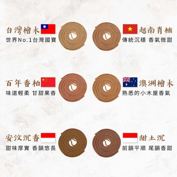 原木香 24小時天然香環 12種味道 親赴產區採購原料 台灣製作 無化學添加 純天然香品 24H香環 環香 盤香 檜木 降真 肖楠 古崖柏 老山檀香  香杉  新山檀香 沉香 檀香 香柏 龍柏 甜土沉 全品項 招財 開運 除障 納福 除穢 辟邪 淨化磁場 天然香 招財香 開運香 環保香 香環,盤香,24H香環,24小時香環,香具,招財香,開運,原木香,天然香,環保香,薰香,淨香 檜木,肖楠,檀香,沉香,降真香,降真