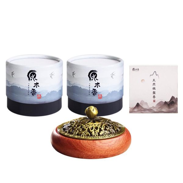 原木香 沉香・慢生活 靜心盤香套組 小盤香 微盤香 虎斑伊利安沉香(2.5小時) 安汶沉香(2小時) 甜土沉(4小時) 沉香 無助燃劑 無香精 不薰鼻 純天然 原木製作 伊利安,伊利安沉香,安汶,安汶沉香,甜土沉,甜土沉沉香,沉香,水沉香,土沉香