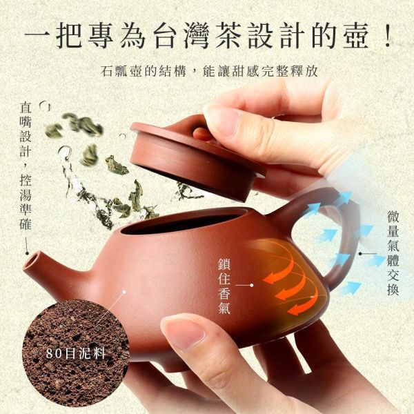 【搶先預購】原木香 紫砂壺 子冶石瓢壺 約150ml 茶具 茶壺 陶具 陶瓷 陶藝 手工製 養茶 紫泥  降坡陶 降坡泥,子冶石瓢壺,手工,陶具,陶瓷,茶具,茶壺,陶壺,手工茶壺,石瓢壺