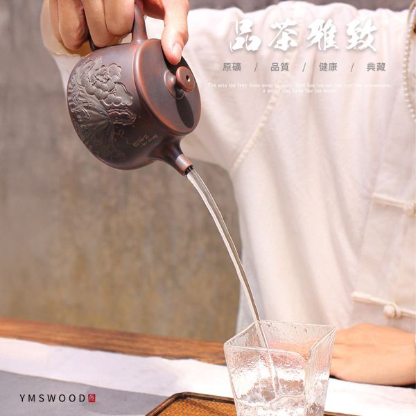 原木香 坭興陶 轉轉壺 約250ml 陶具 陶瓷 茶具 茶壺 陶藝 藝品 手工茶壺  招財 開運 聚財 聚財  風水 財位 引財氣 坭興陶,轉轉壺,陶具,陶瓷,茶具,茶壺,陶藝,藝品,手工茶壺