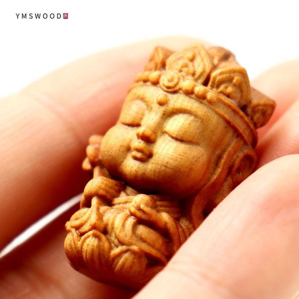 原木香 澳洲老山檀香迷你藝品 公仔 Q版 藝品 澳洲老山檀香 財神 觀音 地藏王 福袋 金剛杵 貔貅 小神仙 招財 平安 學業 