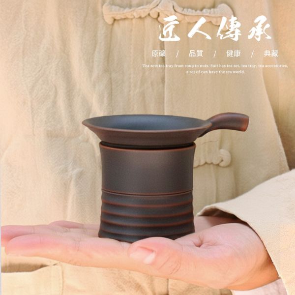 原木香 坭興陶 竹段茶漏 茶具 茶漏 茶席配件 陶具 陶瓷 陶藝 陶器 手工製 養茶 紫泥 白泥  招財 開運 聚財 風水 財位 引財氣 竹段茶漏,坭興陶茶漏,手工茶漏,茶具配件,細密濾孔茶漏,茶渣過濾器,竹段造型茶漏,手工陶瓷茶漏,泡茶工具,茶席用品,茶漏推薦,陶藝茶漏,茶道配件坭興陶,陶具,陶瓷,茶具,陶藝,藝品