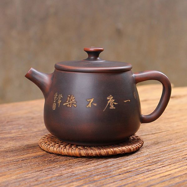 原木香 坭興陶 轉轉壺 約250ml 陶具 陶瓷 茶具 茶壺 陶藝 藝品 手工茶壺  招財 開運 聚財 聚財  風水 財位 引財氣 坭興陶,轉轉壺,陶具,陶瓷,茶具,茶壺,陶藝,藝品,手工茶壺