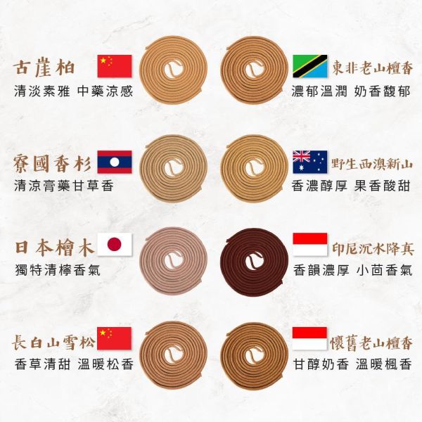 原木香 24小時天然香環 12種味道 親赴產區採購原料 台灣製作 無化學添加 純天然香品 24H香環 環香 盤香 檜木 降真 肖楠 古崖柏 老山檀香  香杉  新山檀香 沉香 檀香 香柏 龍柏 甜土沉 全品項 招財 開運 除障 納福 除穢 辟邪 淨化磁場 天然香 招財香 開運香 環保香 香環,盤香,24H香環,24小時香環,香具,招財香,開運,原木香,天然香,環保香,薰香,淨香 檜木,肖楠,檀香,沉香,降真香,降真