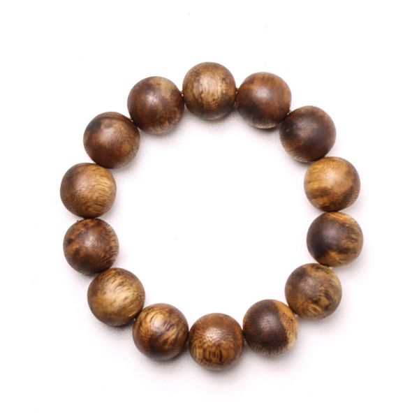 原木香 【限量7條】限時3天優惠 黃金綠棋楠沉香手串 超重油 圓珠款 15mm(15顆) 16g 清涼甜香 手串 沉香 沉香手串 棋楠 奇楠 提神醒腦 避邪 除障 淨化磁場 安神 定心 提升正能量 