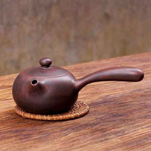 原木香 坭興陶 飛羽壺 約200ml 茶具 茶杯 茶壺 陶具 陶瓷 陶藝 陶器 手工製 養茶 紫泥 白泥  招財 開運 聚財 風水 財位 引財氣 坭興陶,飛羽壺,陶具,陶瓷,茶具,茶杯,茶壺,陶藝,藝品,手工茶壺