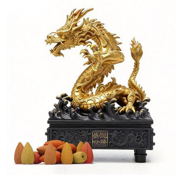 四海遊龍香爐，一爐多用的鎮宅藝品！