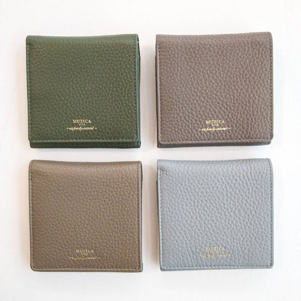 【限時預購】MS繽紛派對義大利皮革短夾 