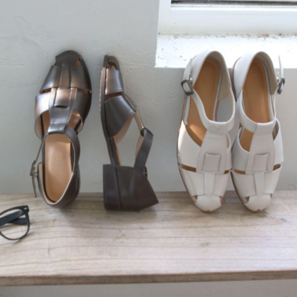 【買就送配件】寬版編織漁夫涼鞋 