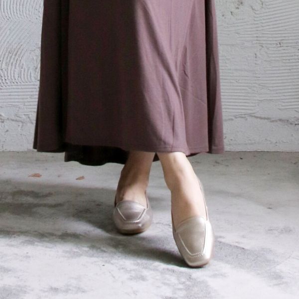 【試穿鞋福利】世界系列_日本製Recipe真皮小方頭便鞋 