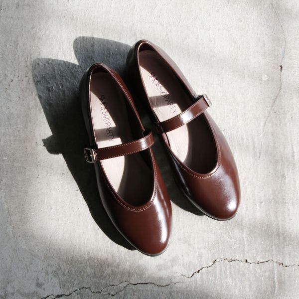 【接單手工製】寬腳版友善寬帶瑪莉珍鞋 