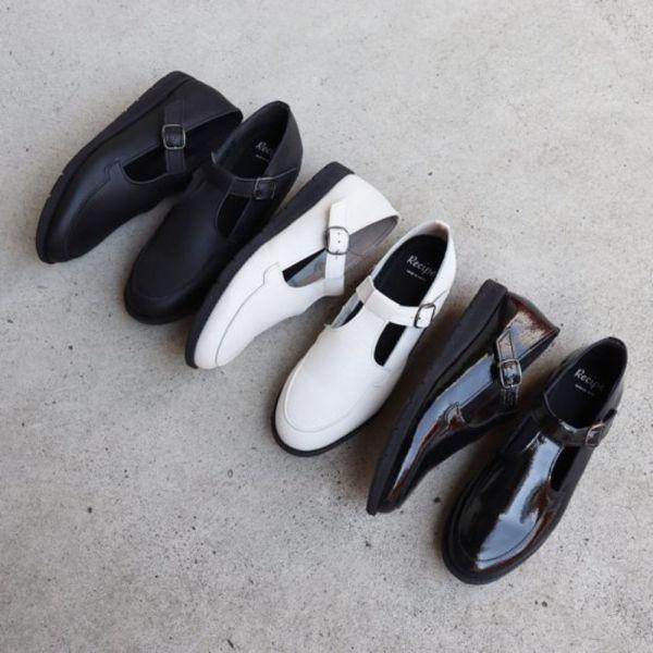 【接單手工製】日本製Recipe微厚底輕量T字便鞋 