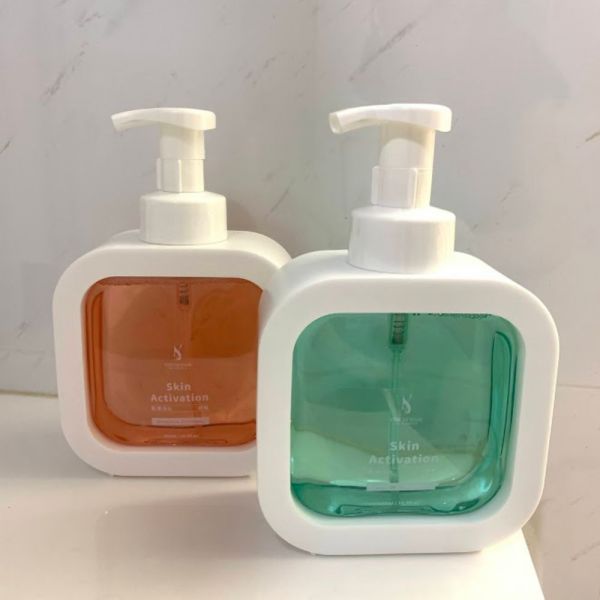 【嚐鮮優惠組合】紅＋綠500ml 2入組＿MS x 耶尼髮品>>沙龍級肌膚活化潔淨露 