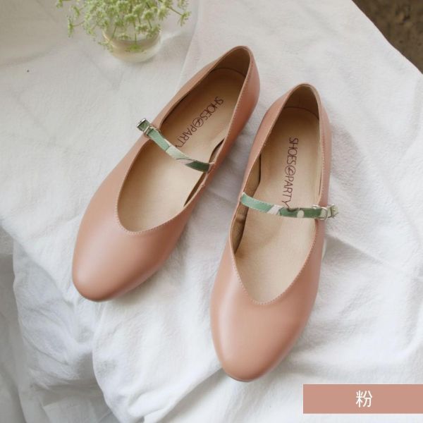 【接單手工製】修飾腳版大人感瑪莉珍平底鞋 