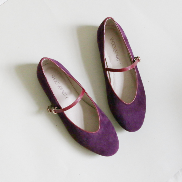 【現貨】異素材跳色修飾腳版瑪莉珍 