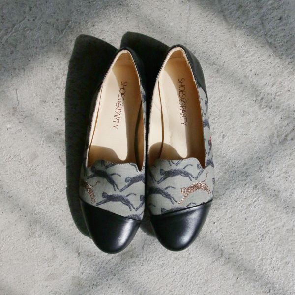 【限量接單17雙】暮色豹影斜拼接歐貝拉 