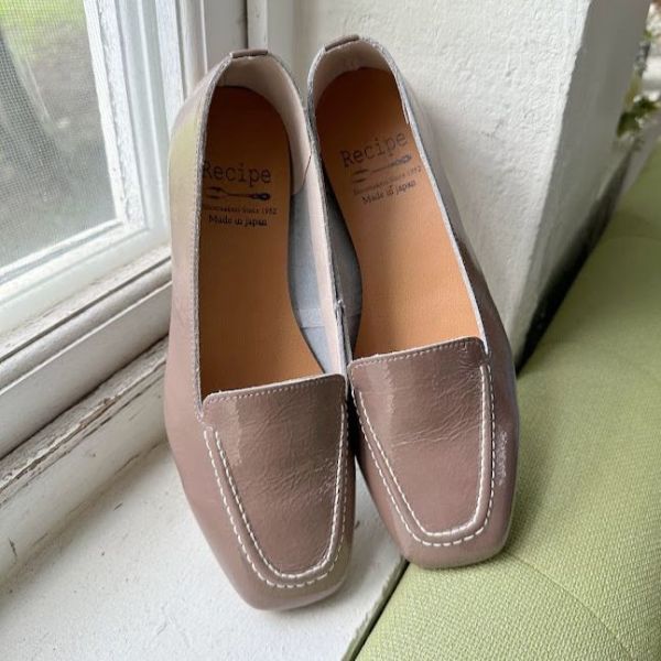 【試穿鞋福利】世界系列_日本製Recipe真皮小方頭便鞋 