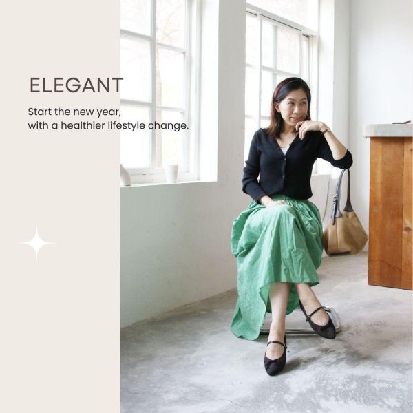 【限量訂製】絨布蝴蝶結瑪莉珍便鞋 