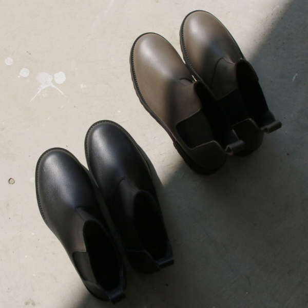 【接單手工製】世界系列_Recipe防潑水鬆緊帶厚底中筒靴 