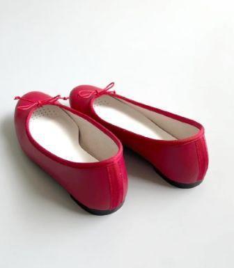 世界系列【紅】日本製晴雨兩穿輕量圓頭芭蕾舞鞋 (FIKA) 