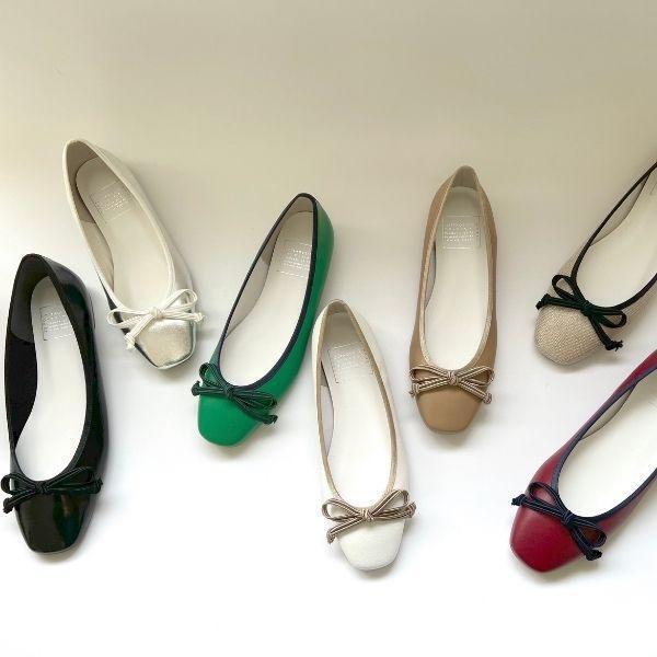 【方頭芭蕾團購】【黑鏡】DALI日本製晴雨兩穿小方頭芭蕾舞鞋 