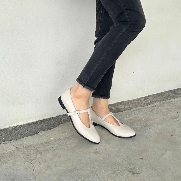 【接單手工製】復古風T字瑪莉珍便鞋 