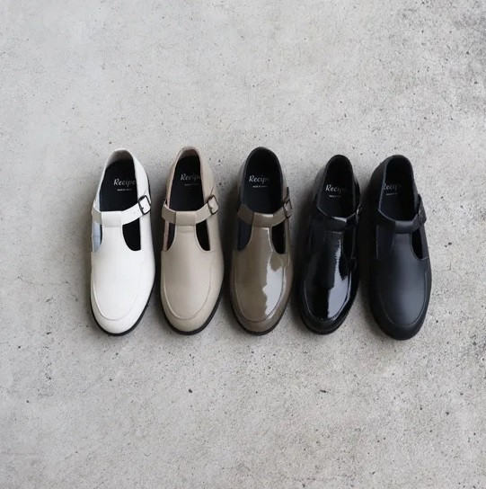 【接單手工製】日本製Recipe 微厚底輕量T字便鞋 