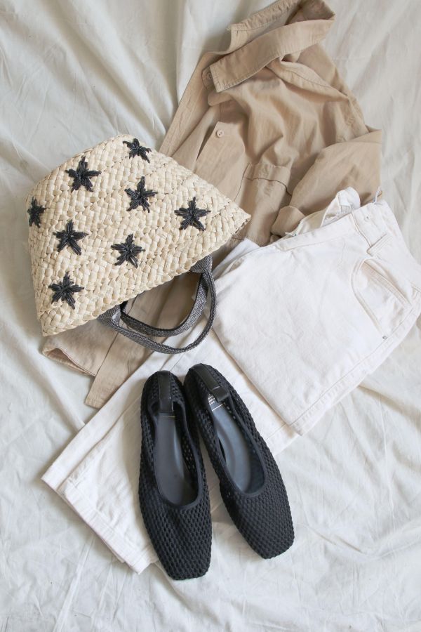 【世界系列】京都網編透氣方頭便鞋 