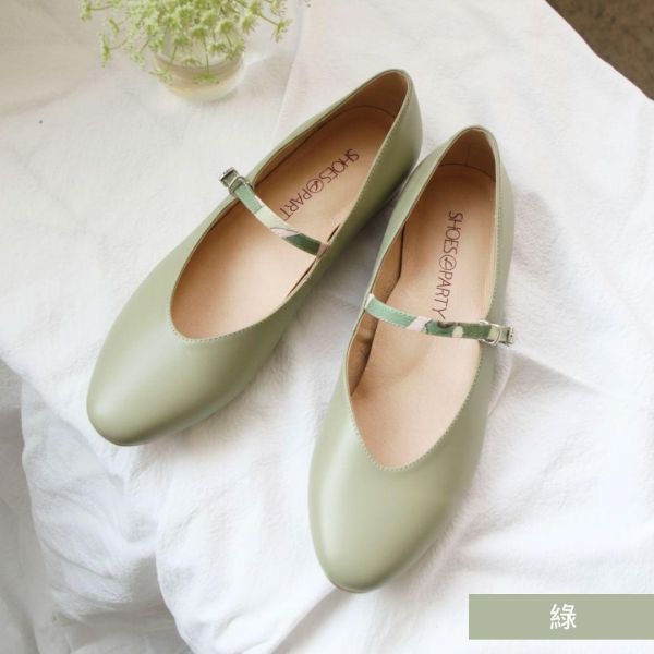 【接單手工製】修飾腳版大人感瑪莉珍平底鞋 