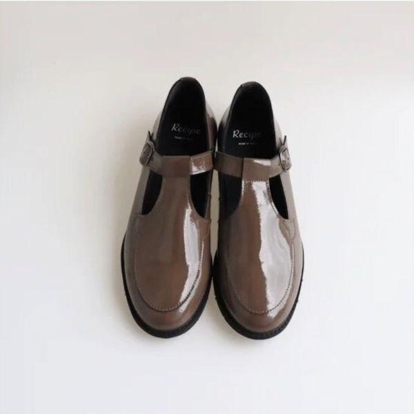 【接單手工製】日本製Recipe微厚底輕量T字便鞋 
