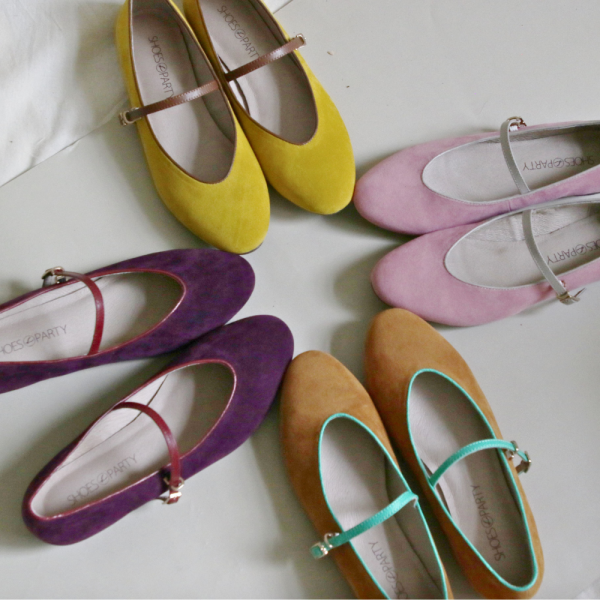 【現貨】異素材跳色修飾腳版瑪莉珍 