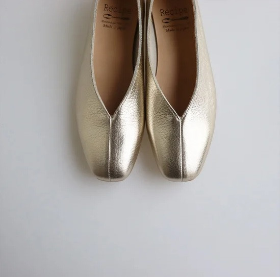 【接單手工製】世界系列_日本製Recipe真皮V口造型便鞋 