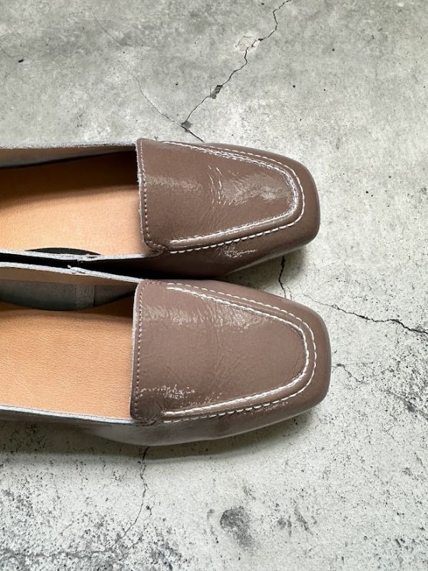 【試穿鞋福利】世界系列_日本製Recipe真皮小方頭便鞋 