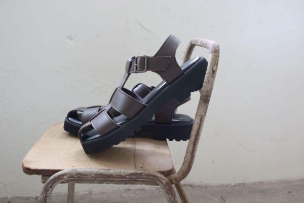 【現貨】世界系列_Recipe日系輕量方頭漁夫涼鞋 