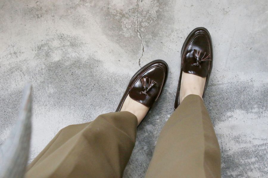 【快速到貨】大人休閒感輕量流蘇樂福鞋 