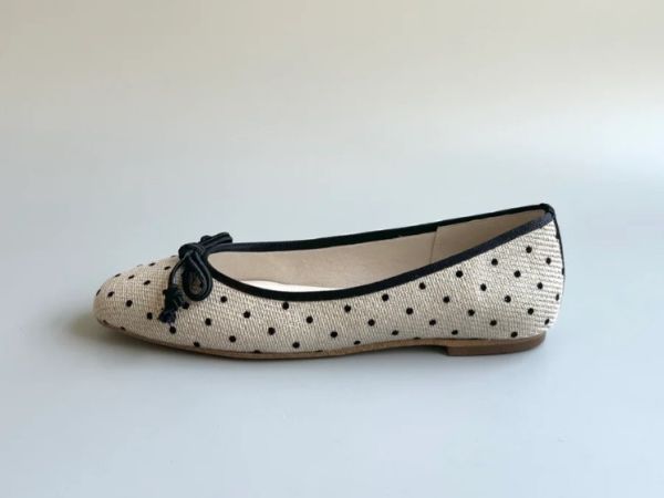 【方頭芭蕾團購】【點點布】DALI日本製晴雨兩穿小方頭芭蕾舞鞋 