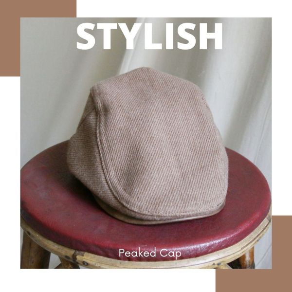 【預購】燈芯絨立體鴨舌帽 