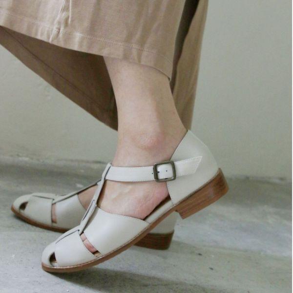 【買就送配件】寬版編織漁夫涼鞋 