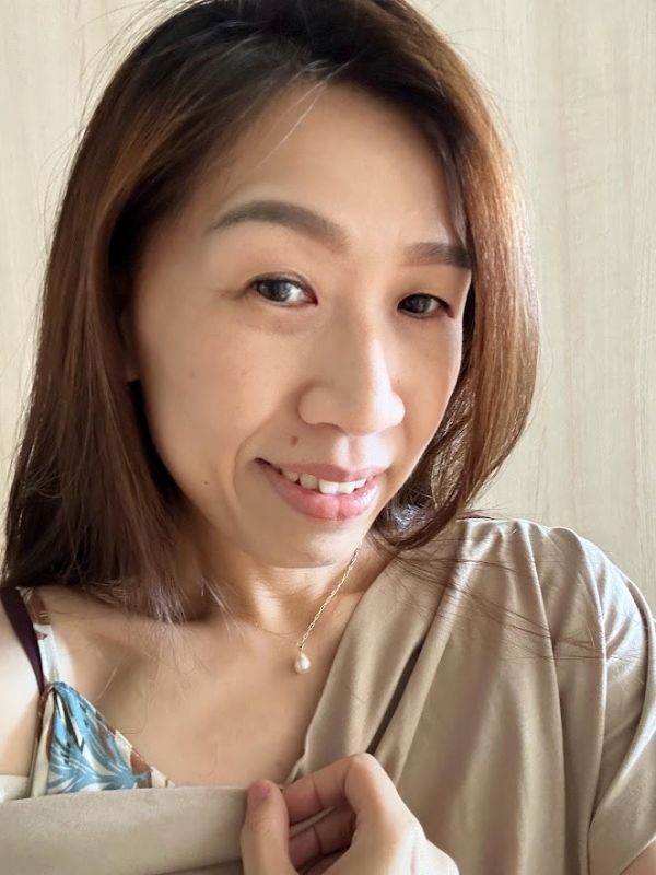 【日本手做飾品團】水滴型交叉對稱淡水珍珠項鍊 