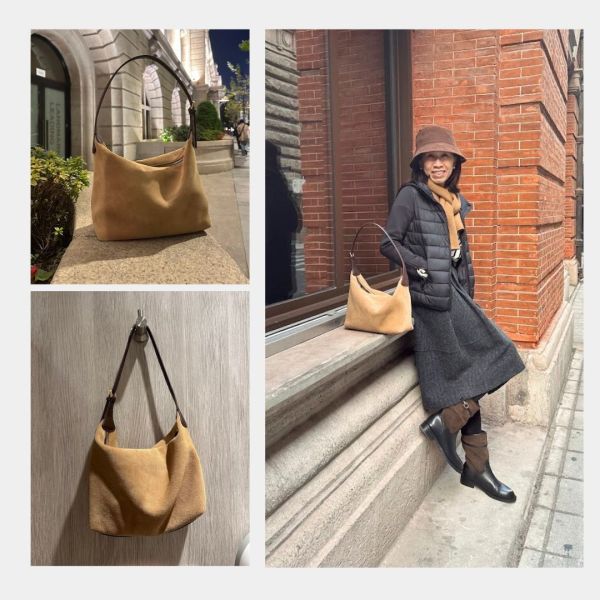 【預購】牛麂皮3用包 