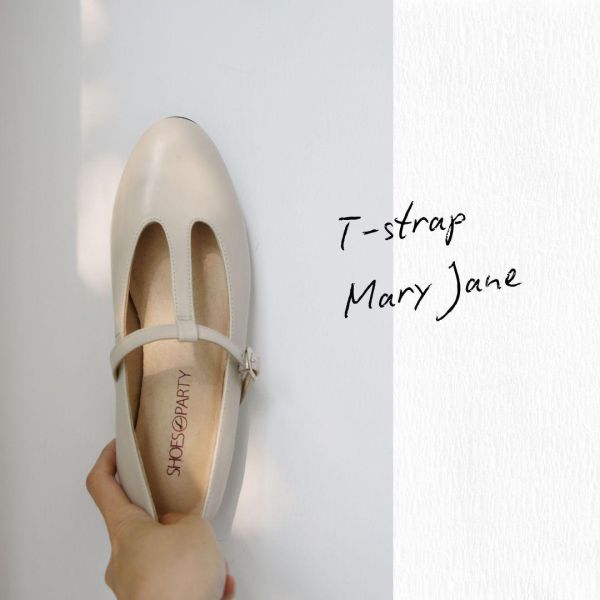 【接單手工製】復古風T字瑪莉珍便鞋 