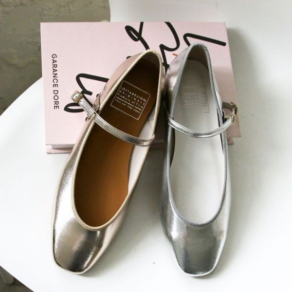 【現貨】【金】世界系列_晴雨兩穿_日本製小方頭瑪莉珍鞋 