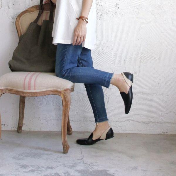 【接單手工製】後踵拼接中空歐貝拉 